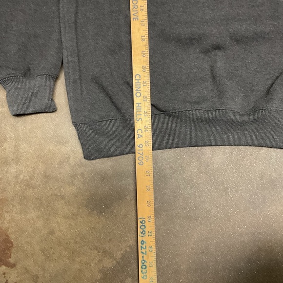 21 Pro USA Crewneck Sweatshirt Solid Dark Gray Mens Small 100 Polyester - Picture 6 of 7